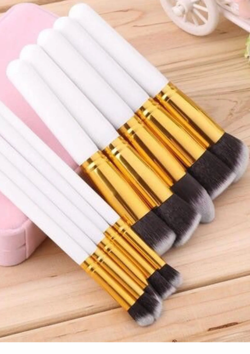 10 Kit Professional Kabuki contour makeup/smoke brushes ready to deliver