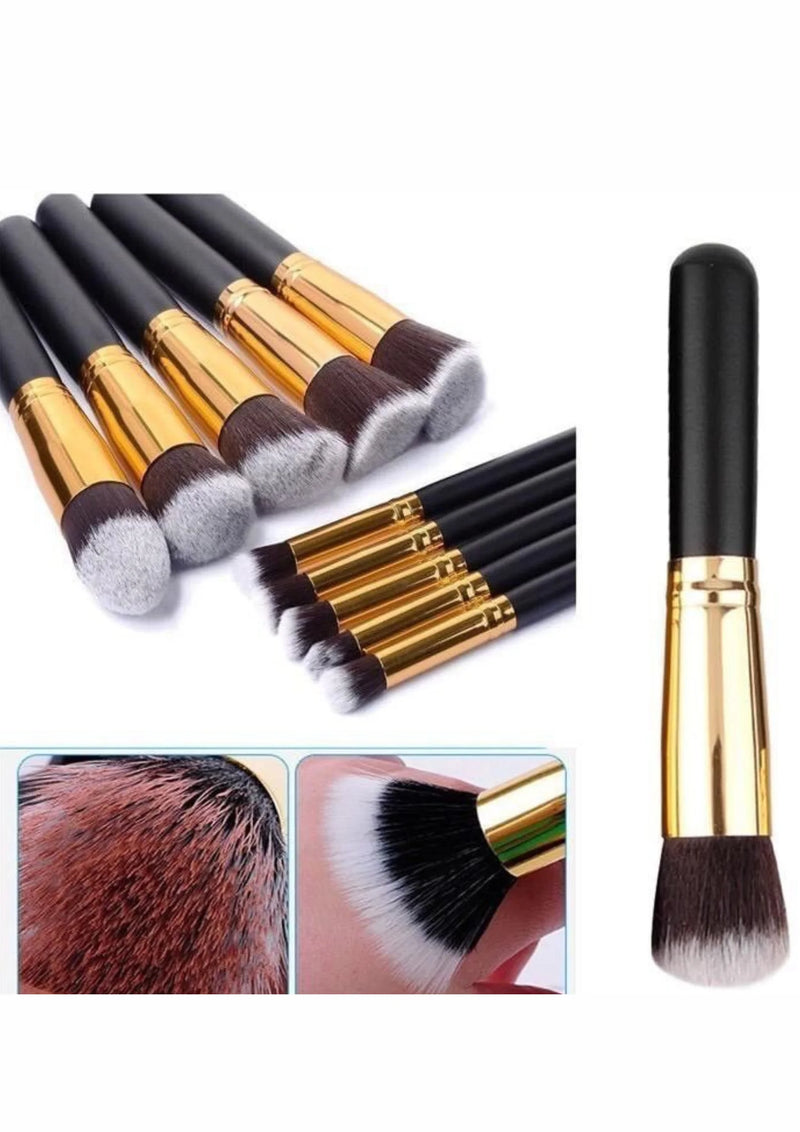 10 Kit Professional Kabuki contour makeup/smoke brushes ready to deliver